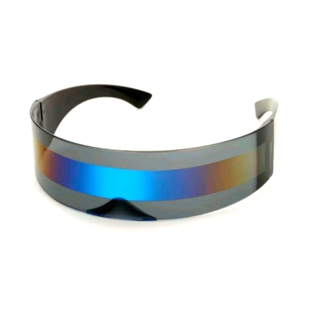 Future Vizor Robot Style Sunglasses - Multi